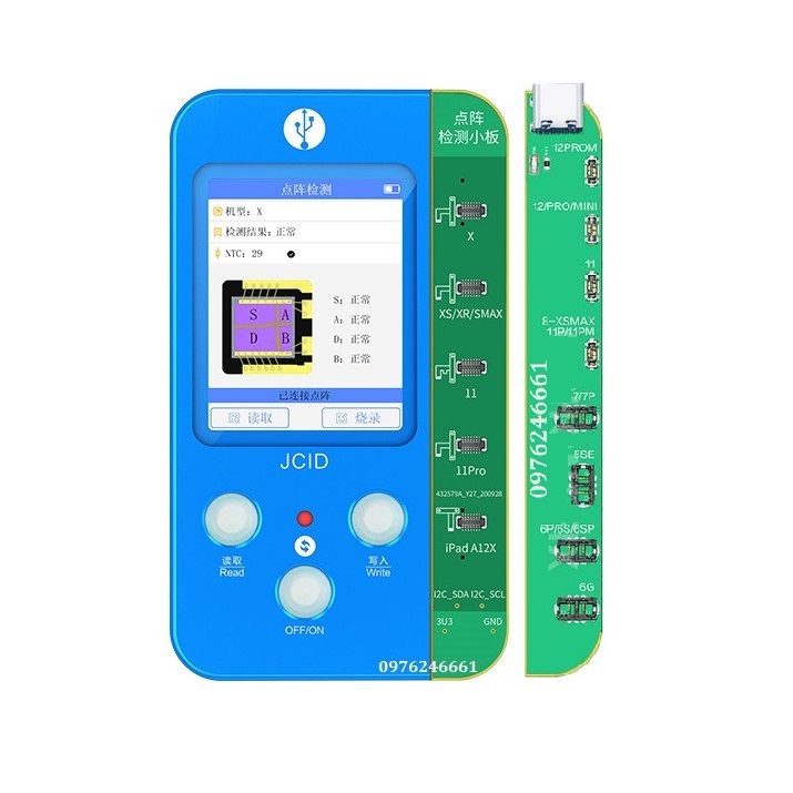 JC V1SE thiết bị hỗ trợ Fix thông tin Màn & FaceID cho iPhone