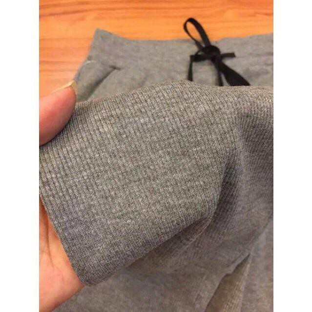 Quần joggers nỉ nữ