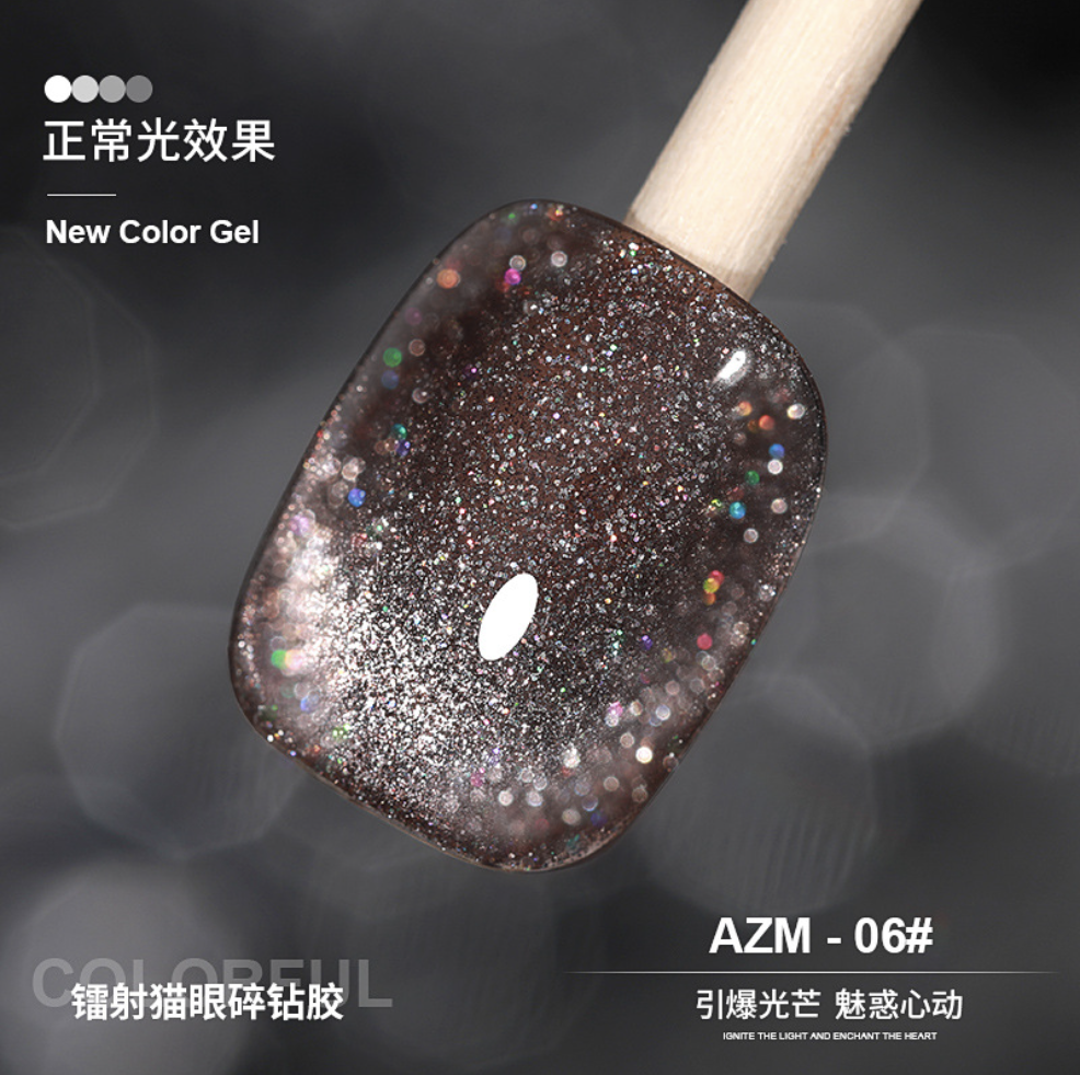 Sơn gel mắt mào nhũ flash as mã azm 15ml