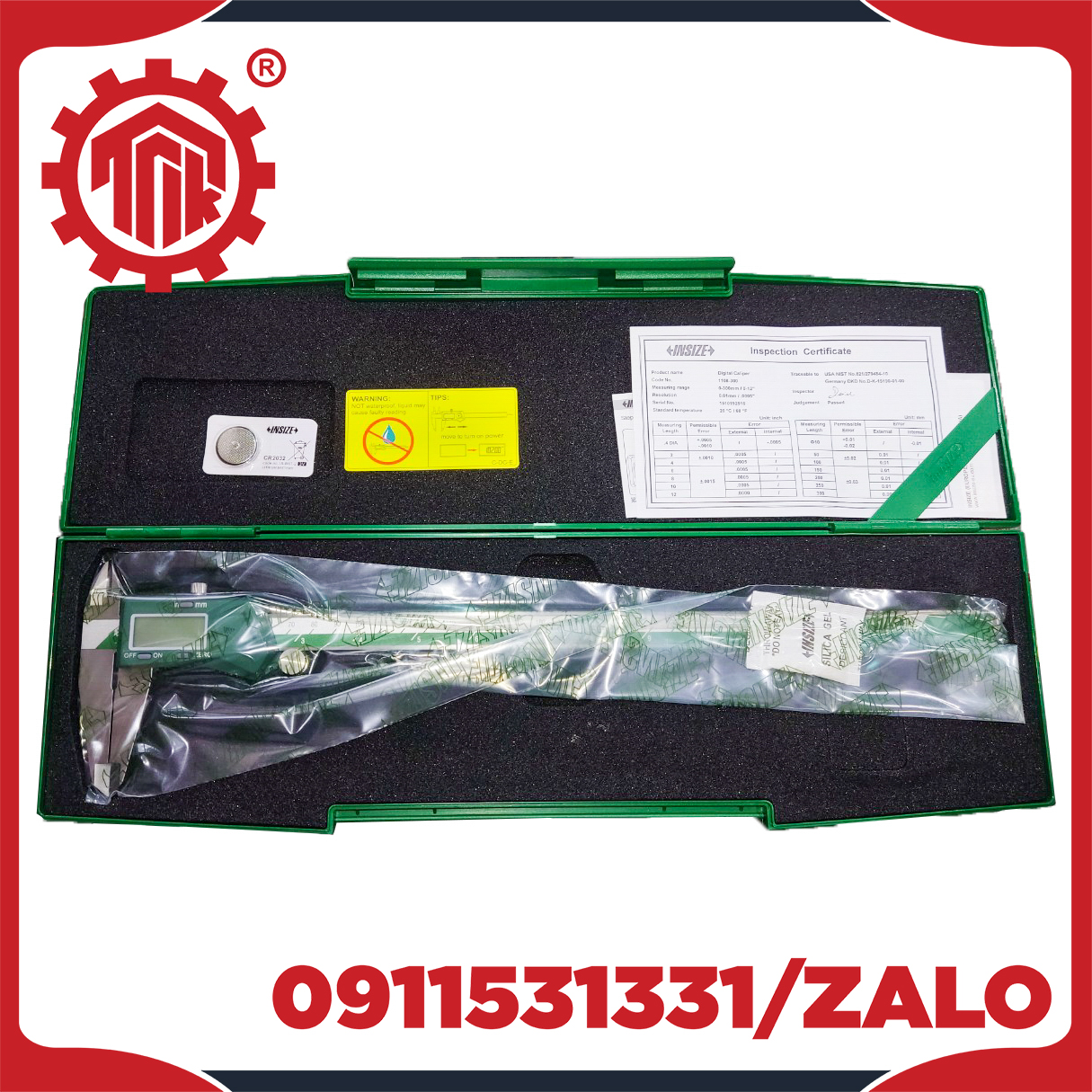 [HCM]THƯỚC CẶP ĐIỆN TỬ INSIZE 1108-300 TNKTOOLS.COM PHÂN PHỐI