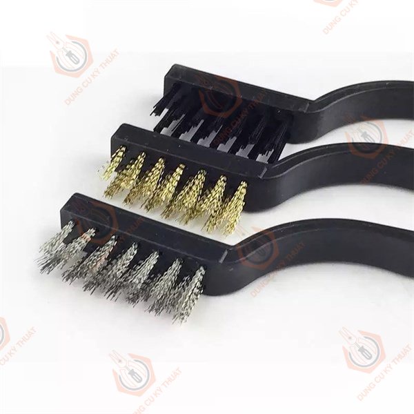 Bộ 3 bàn chải sắt chà sỉ hàn _ [Shop Dụng Cụ Kỹ Thuật]