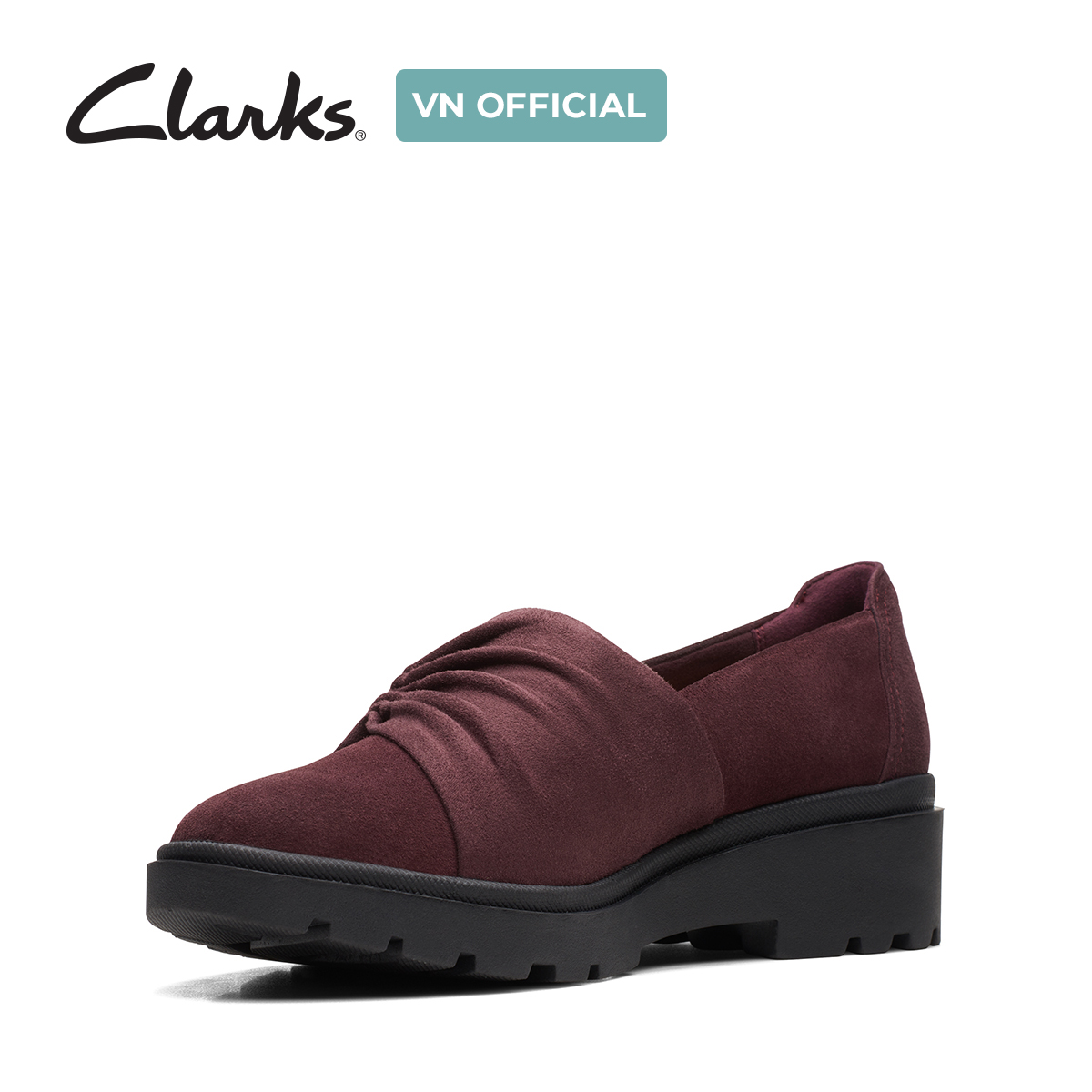 Giày Lười Da Lộn Nữ Clarks - Calla Style