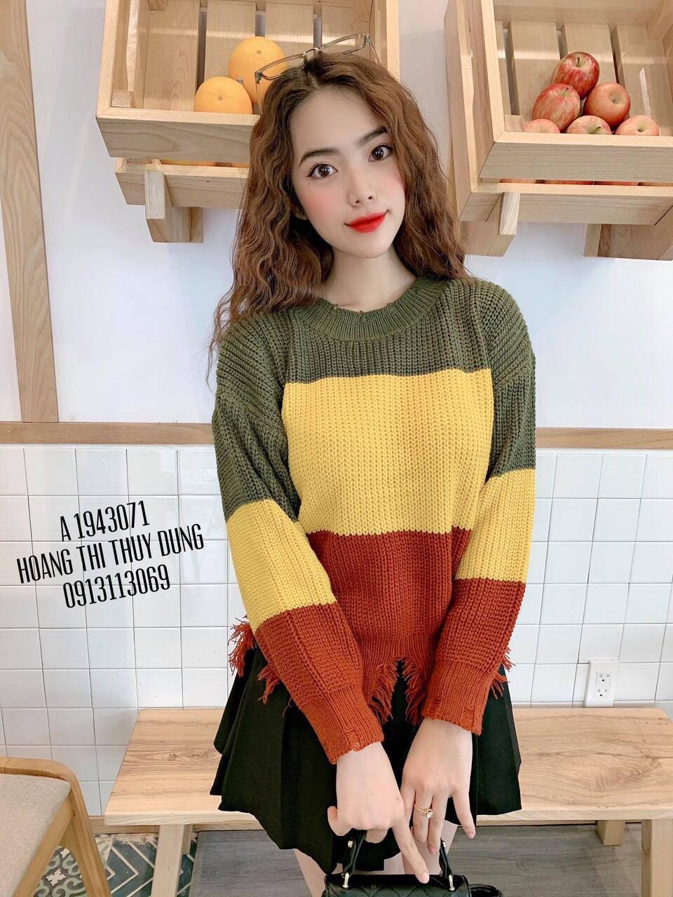 Áo len lai tua rua cực HOT