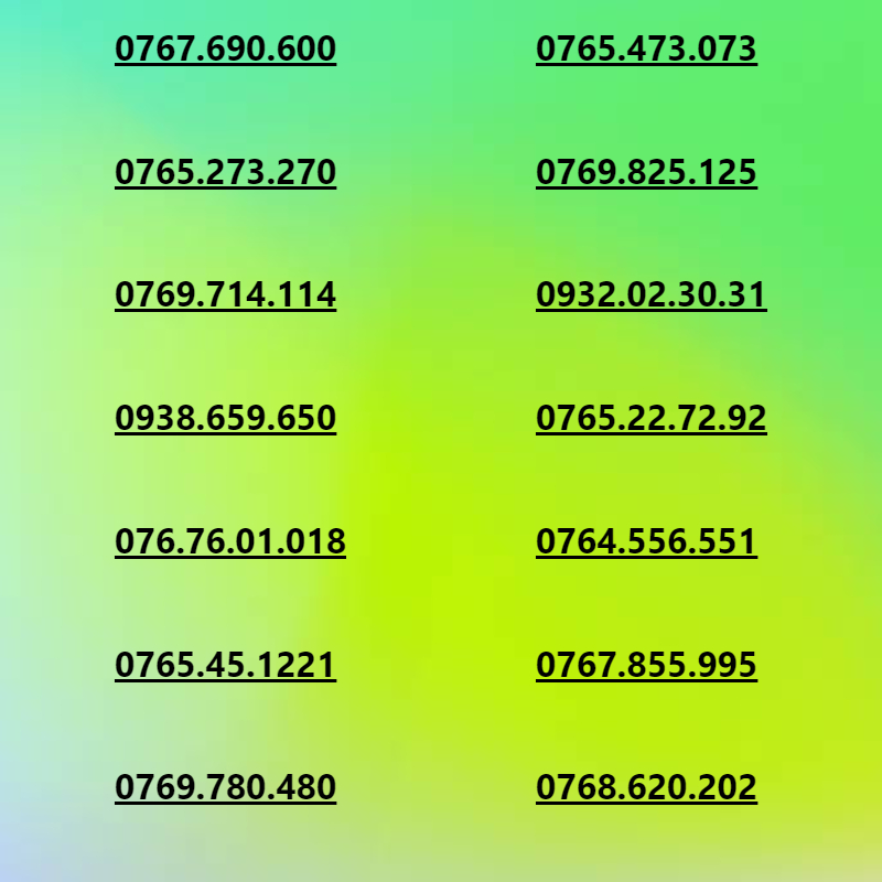 SIM SỐ ĐẸP MOBIFONE
