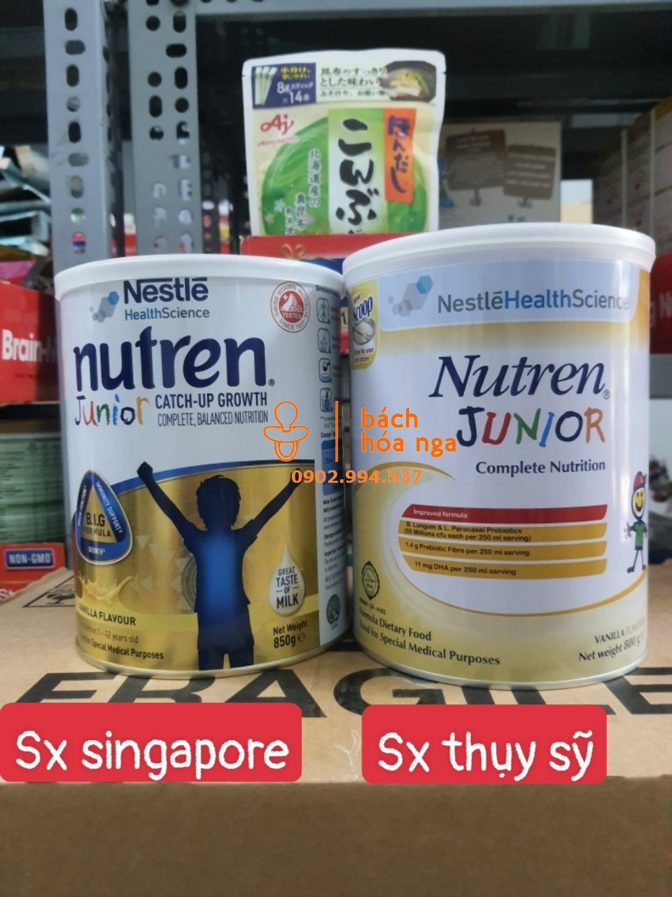 Nutren Junior 800g-850g milk (1-10 years old)