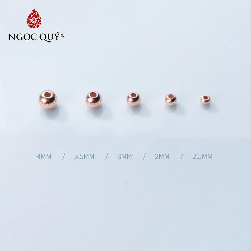 [HCM]Combo 5 bi bạc hồng nhạt - Ngọc Qúy Gemstones