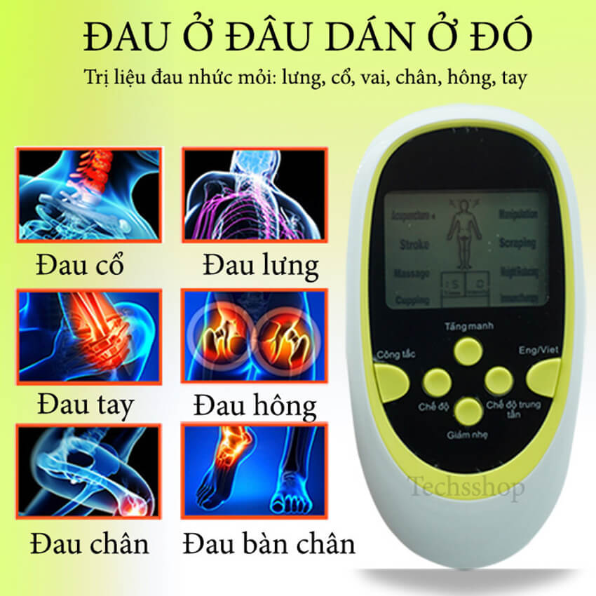 Massage Therapy Machine 8 stickers and gift with 8 pieces stickers