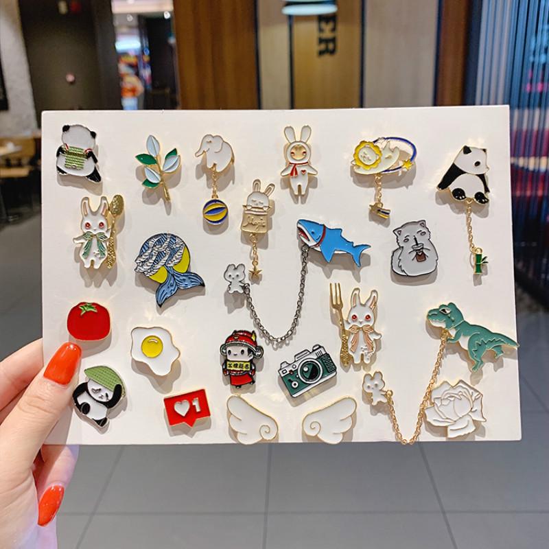 Korean Style Fashion Cute Cartoon Design Brooch