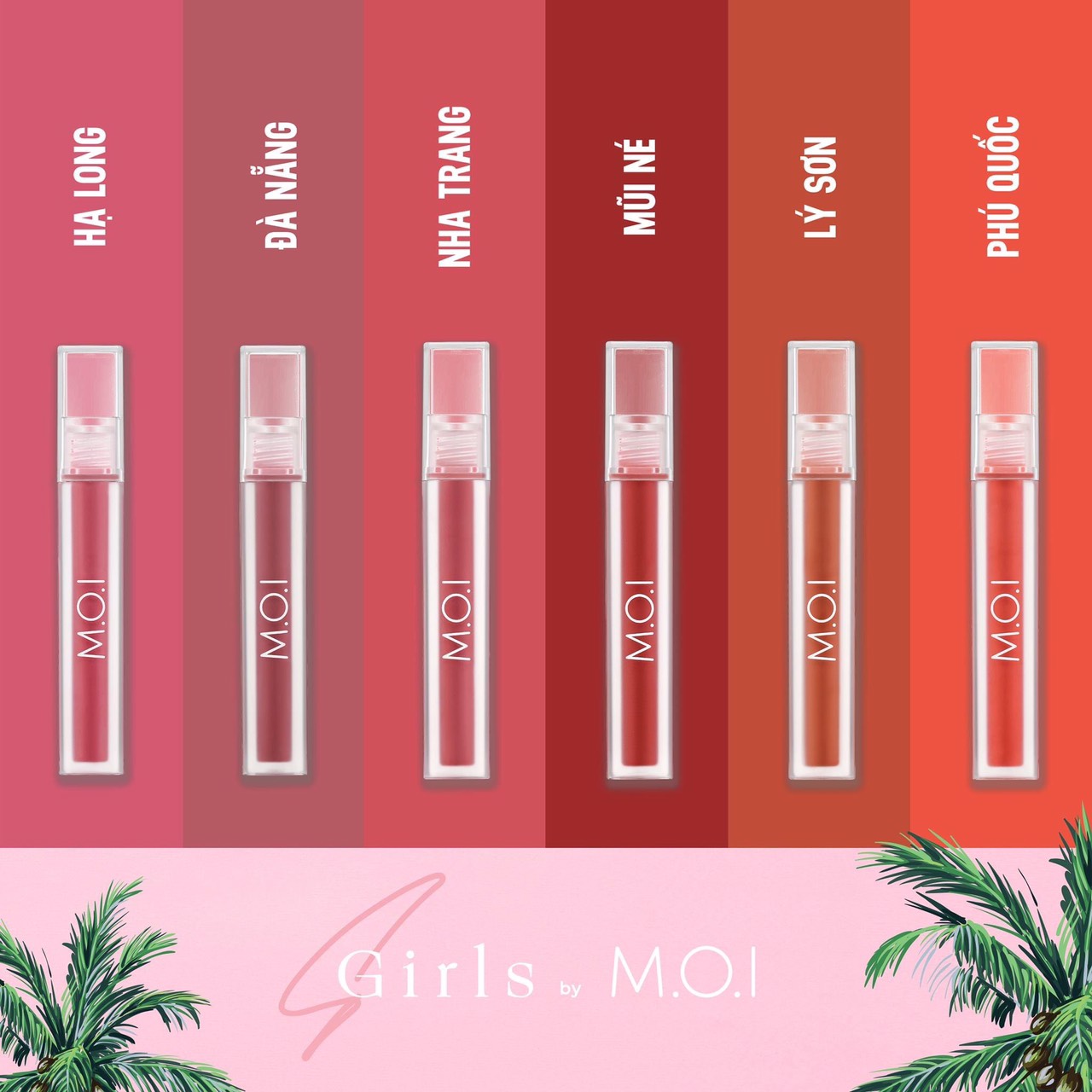 [Freeship + tặng quà] Son Kem Lì Sgirls Summer MOI Chất Son Nhung Lụa Đặc Biệt (Mới nhất 2021)