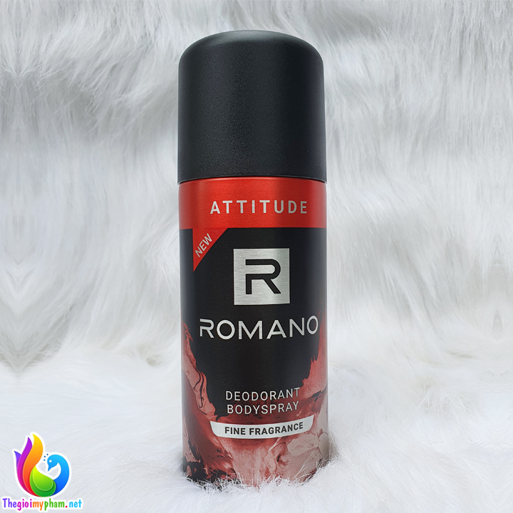 Xịt Khử Mùi Nam Romano Attitude 150ml