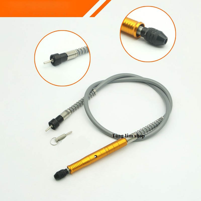 Dây truyền động máy khoan, mài khắc đa năng 90cm trục 3.2