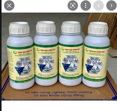 Chế phẩm NANO BẠC ĐỒNG HLC
