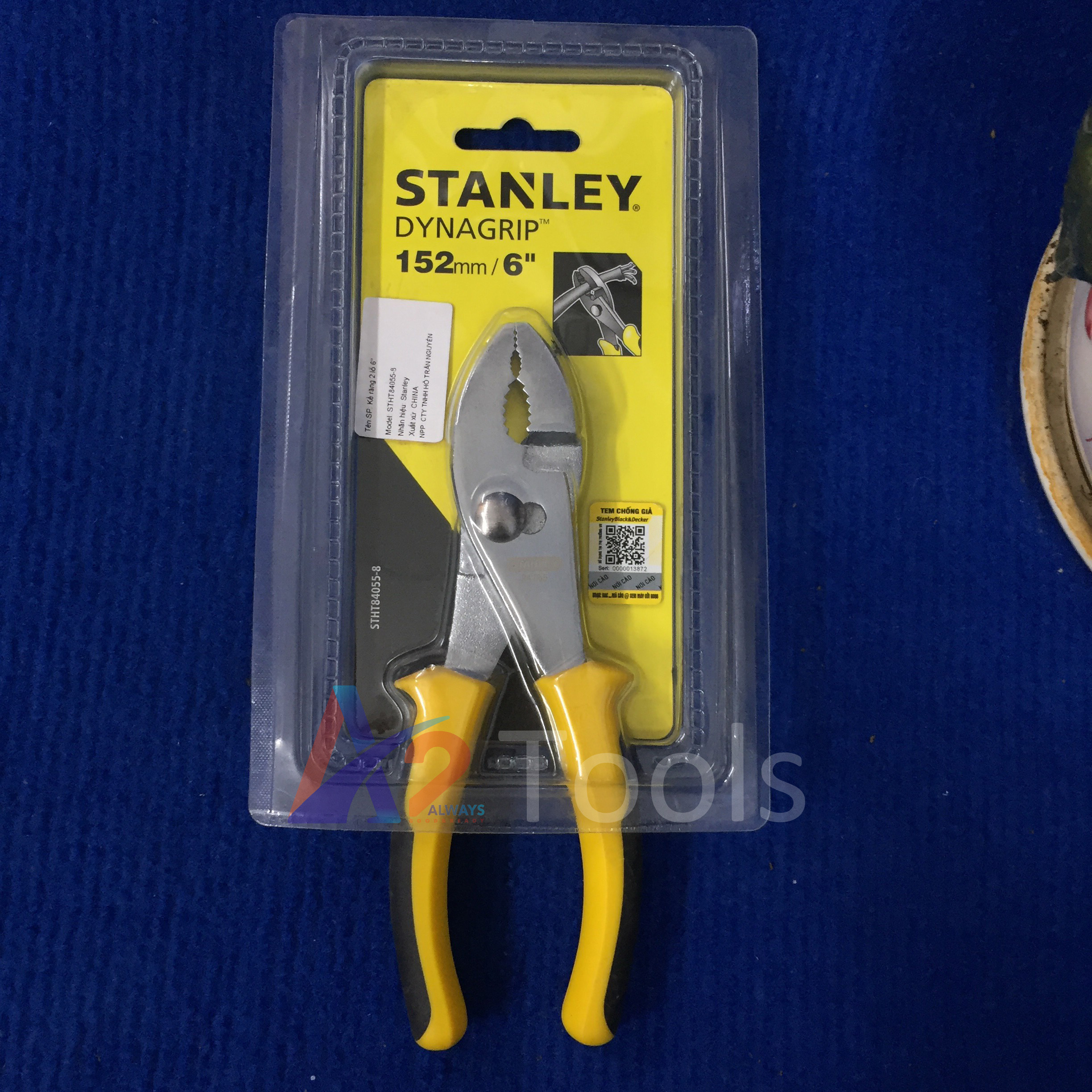 Kềm răng 2 lỗ 6" Stanley STHT84055-8