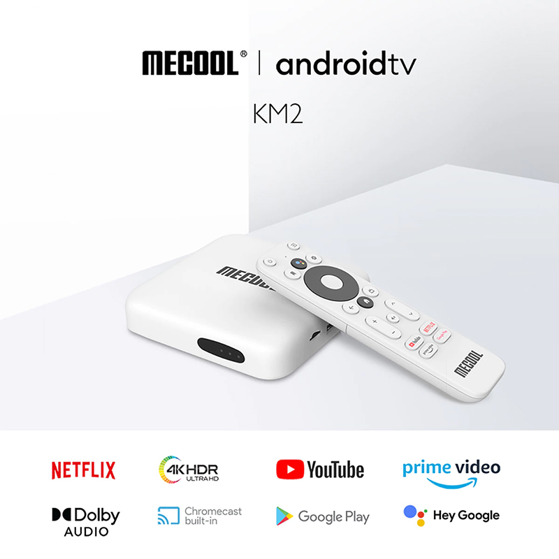 Mecool KM2 Android Tv Box Hỗ Trợ Netflix, 4KHDR, Dobly Audio Model 2023