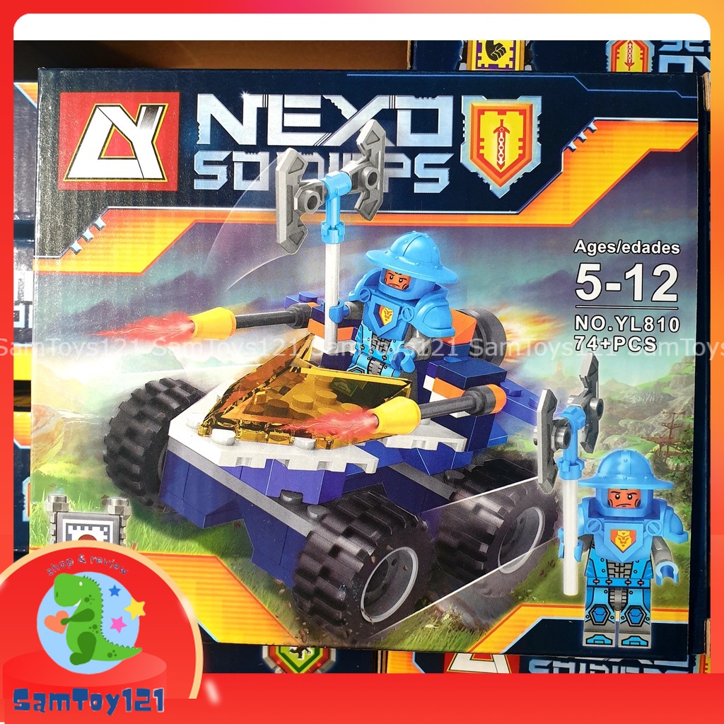 Bộ 8 mô hình lắp ráp Lego ROBO NINJA NEXO  dành cho bé trai