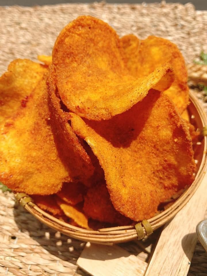 Snack Khoai Tây Sấy Lắc Trứng Muối Túi 250gr