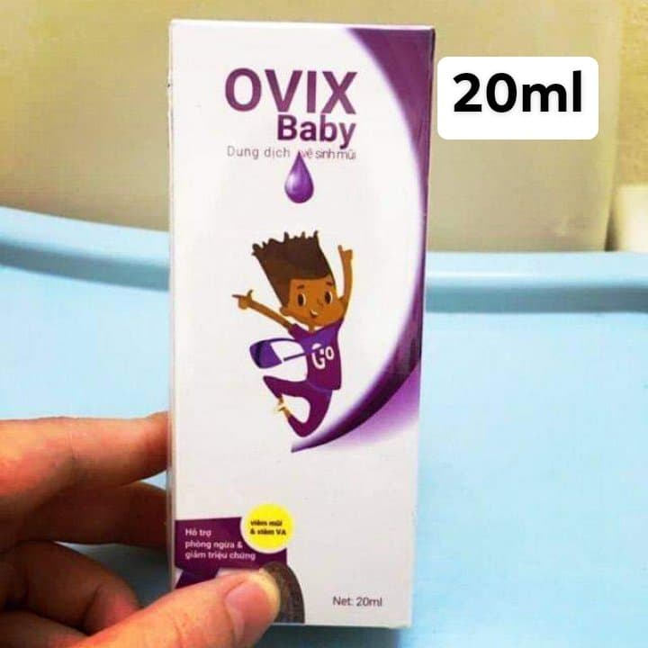 Dung dịch vệ sinh mũi Ovix Baby 20ml