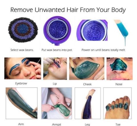 NỒI NẤU SÁP WAX LÔNG + 100G SÁP WAX