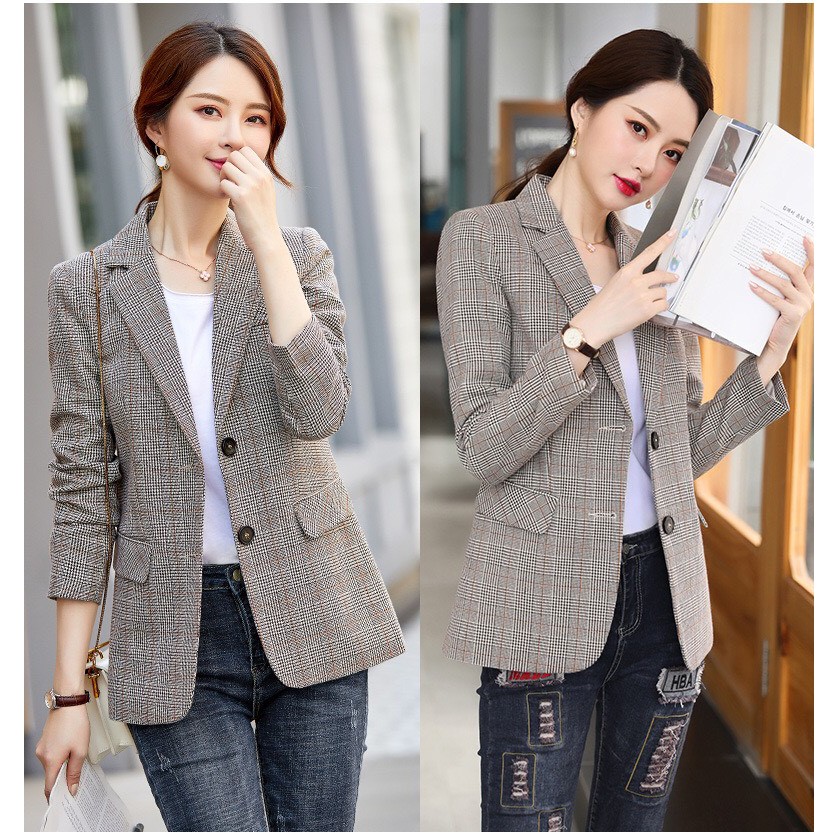 ÁO VEST CÔNG SỞ SỌC CARO CÓ TÚI (S M L XL XXL)