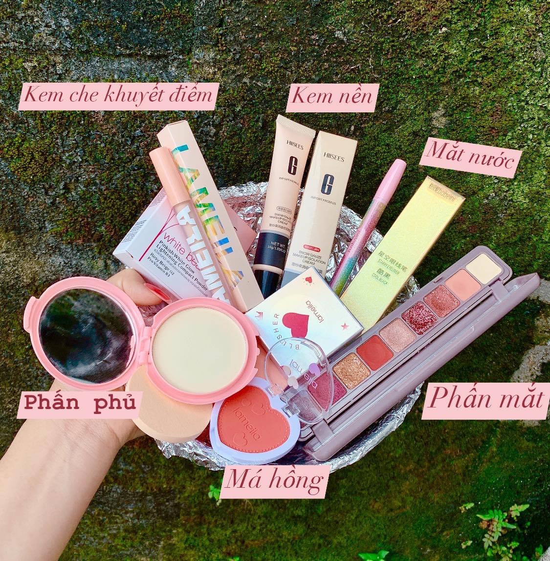 combo bộ trang điểm cho các chị em