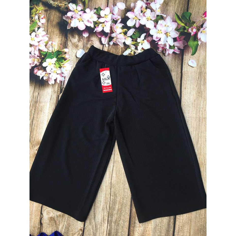Quần ống rộng chun NTA0320