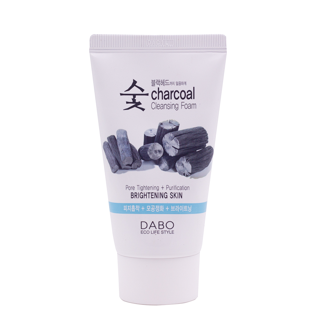Sữa Rửa Mặt Dabo Charcoal Cleansing Foam - Than Hoạt Tính