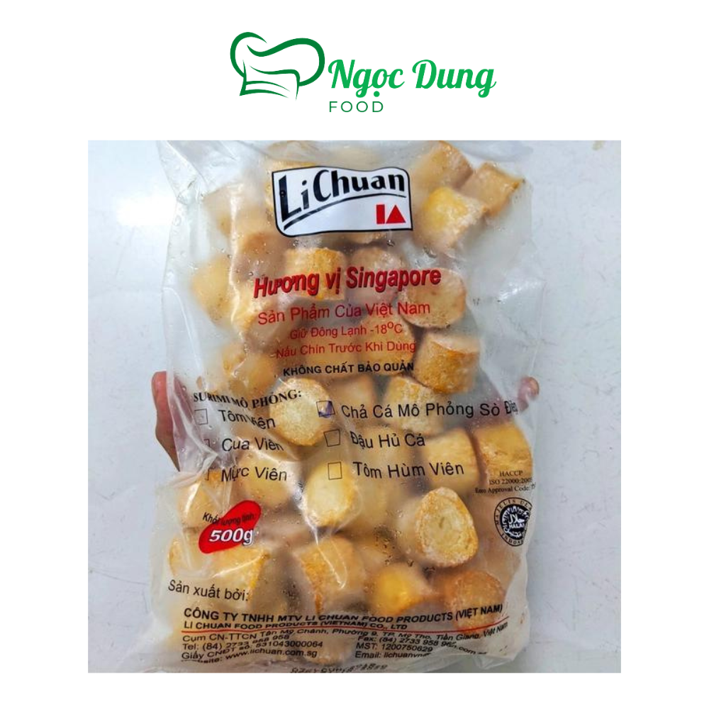 500g chả cá sò điệp Surimi Lichuan (Giao tphcm)