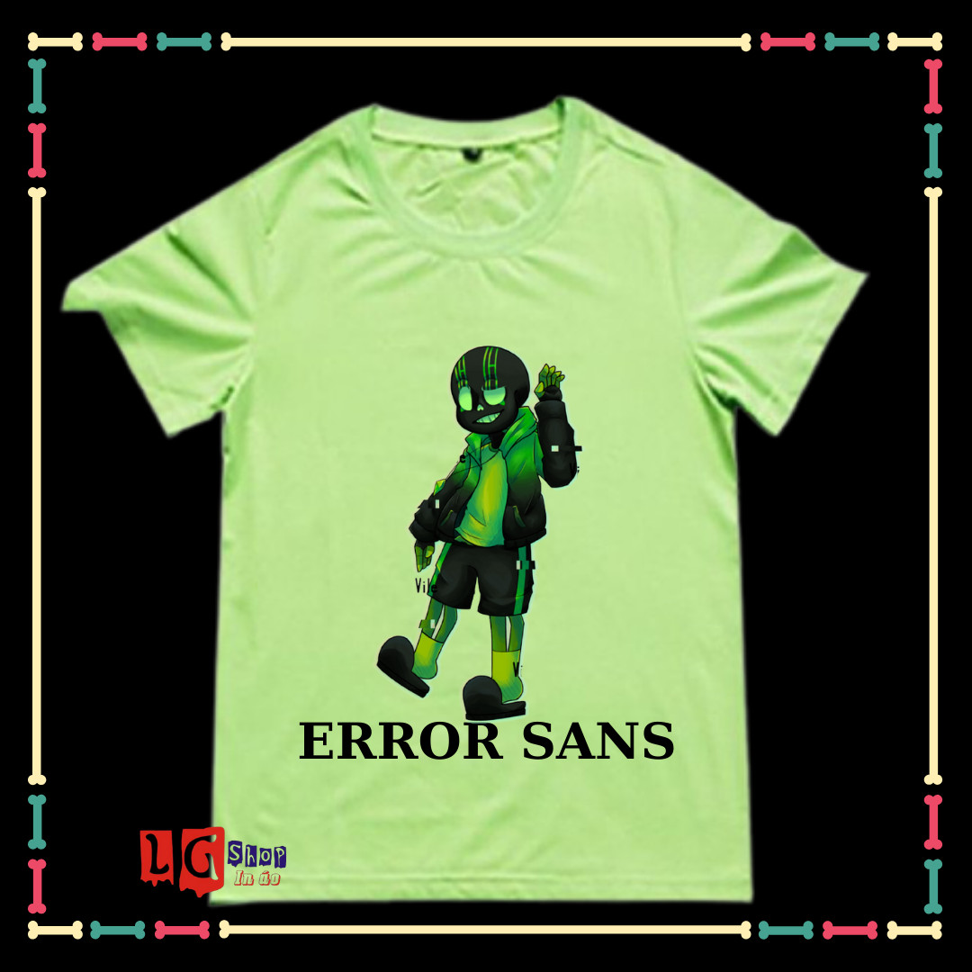 Áo Thun Xịn Xò Cho Bé Trai In hình Error Sans Undertable- Biệt đội Gangster