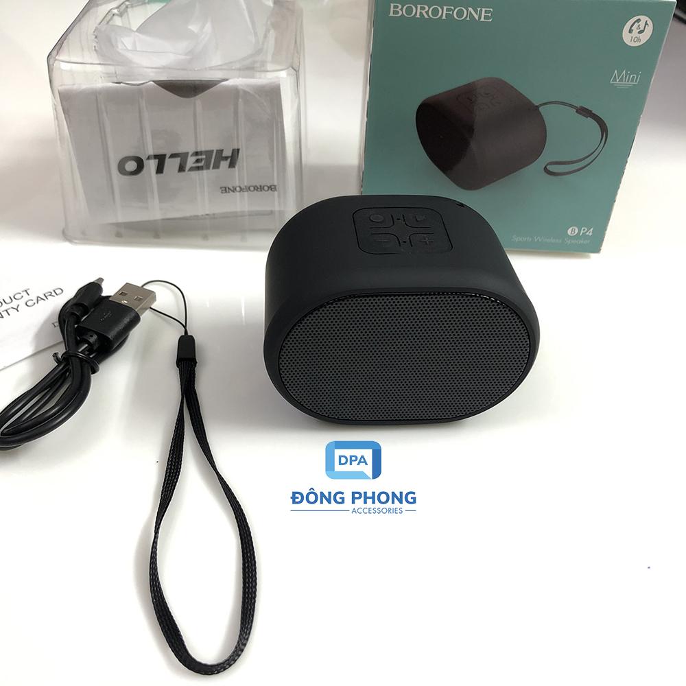 [HCM]Loa Bluetooth mini Borofone BP4 có móc treo nghe nhạc 10 giờ Bluetooth 5.0