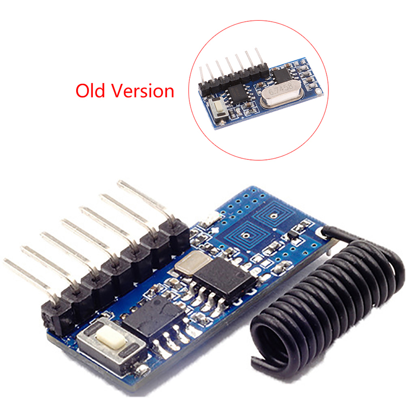 [Wll4cmef] 1 PCs 433MHz RF receiver 4 channel learning decoder module for 1527 encoding