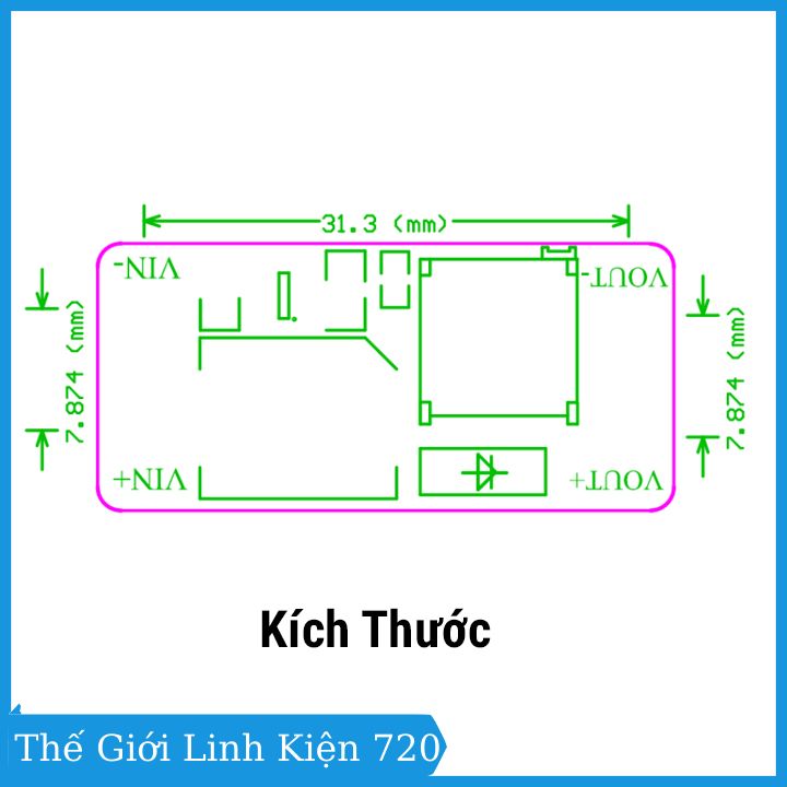 Bo mạch tăng áp Boost DC - DC 2A 2-24V MT3608