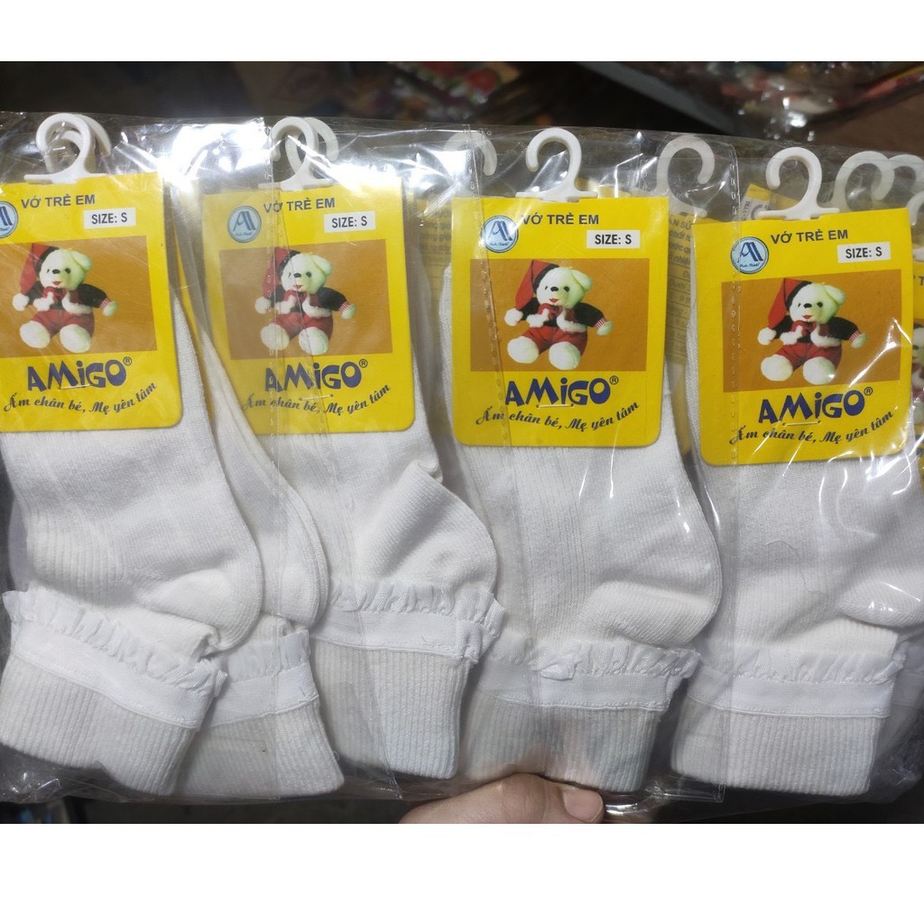 Vớ ren cho bé gái đi múa, tất đi múa cho bé, tất mang giày thể thao