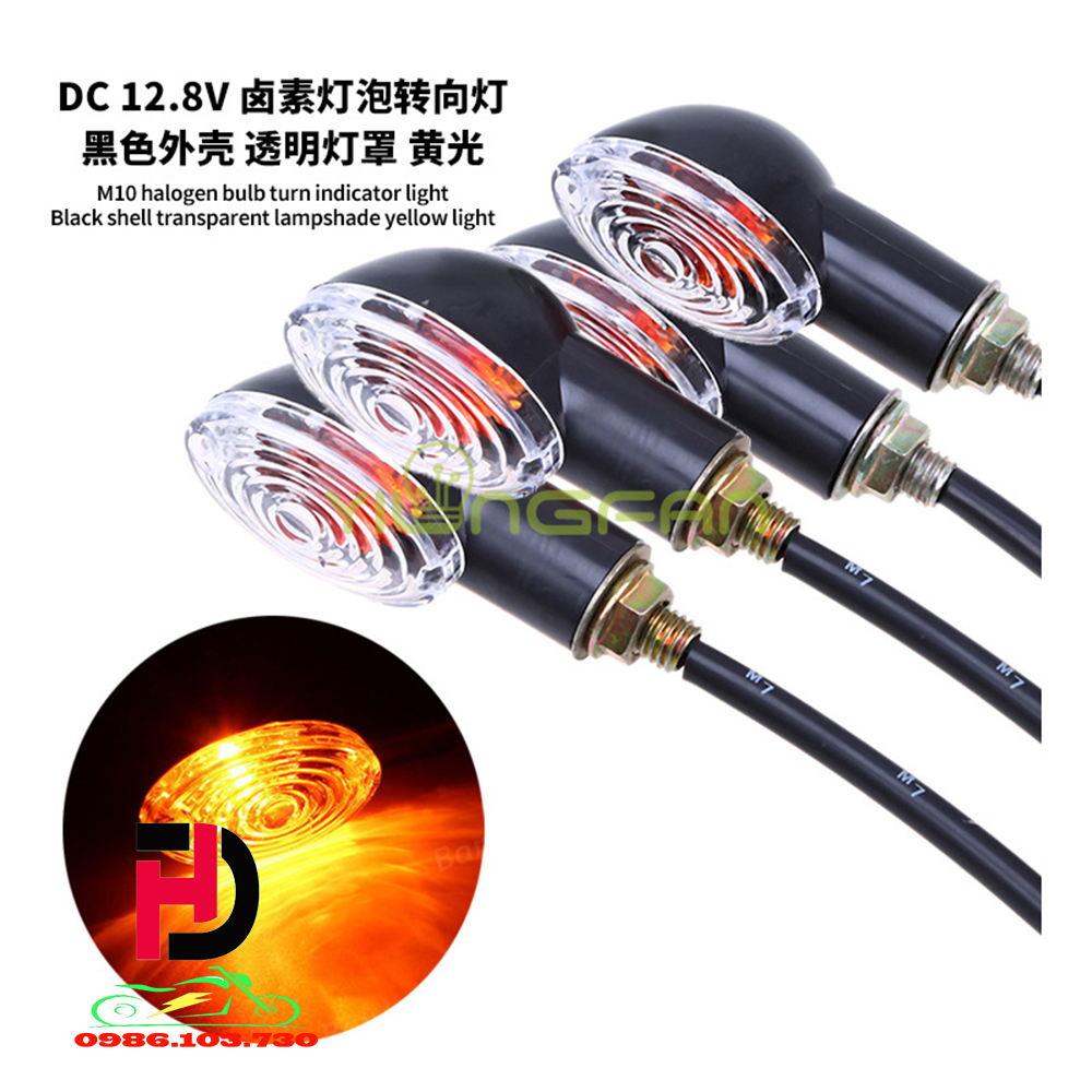 Đèn xi nhan xe máy, xe máy điện 12v-48v-60v 1 cặp