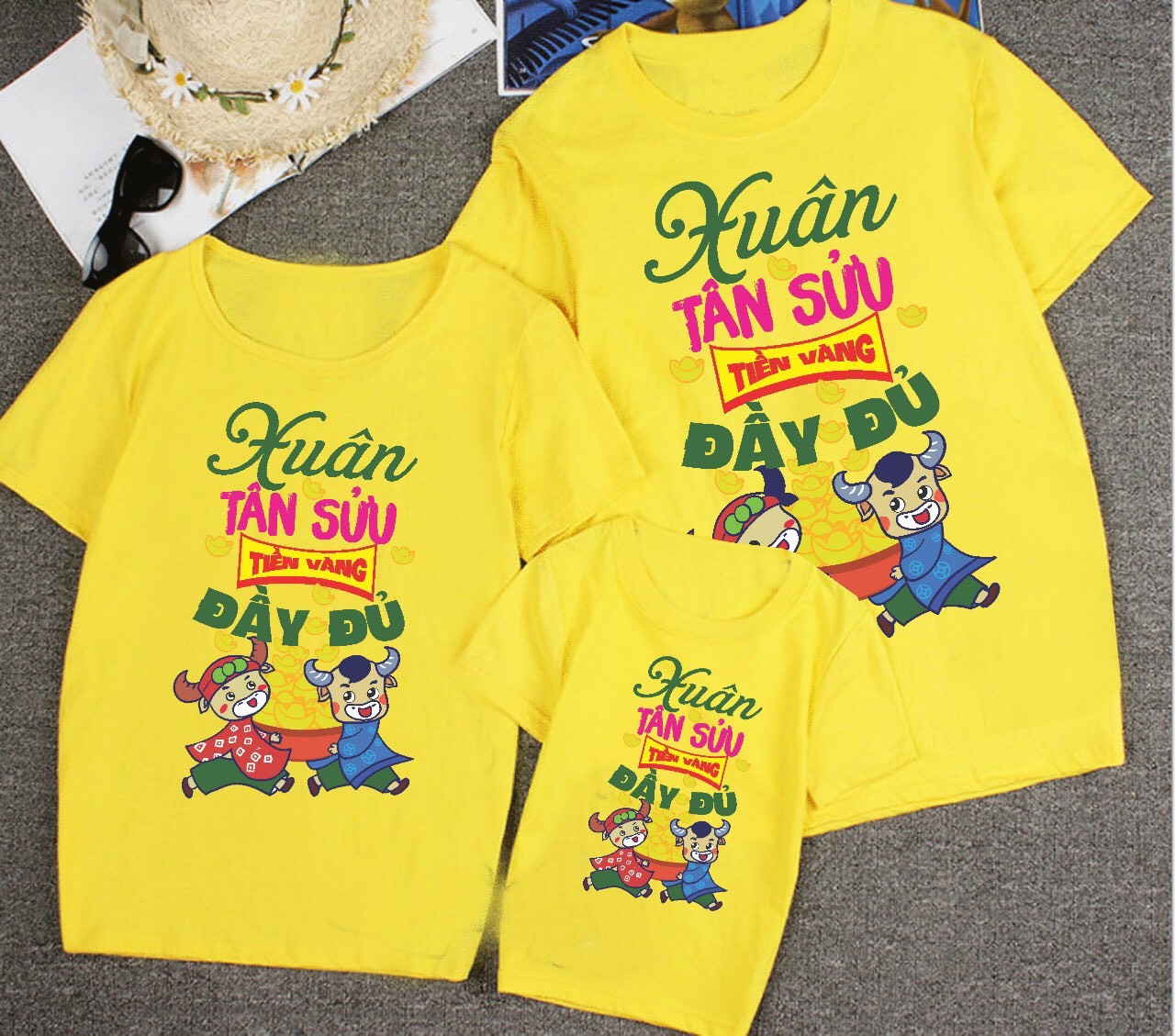 [HCM]Áo Thun Con Trâu Đón Tết