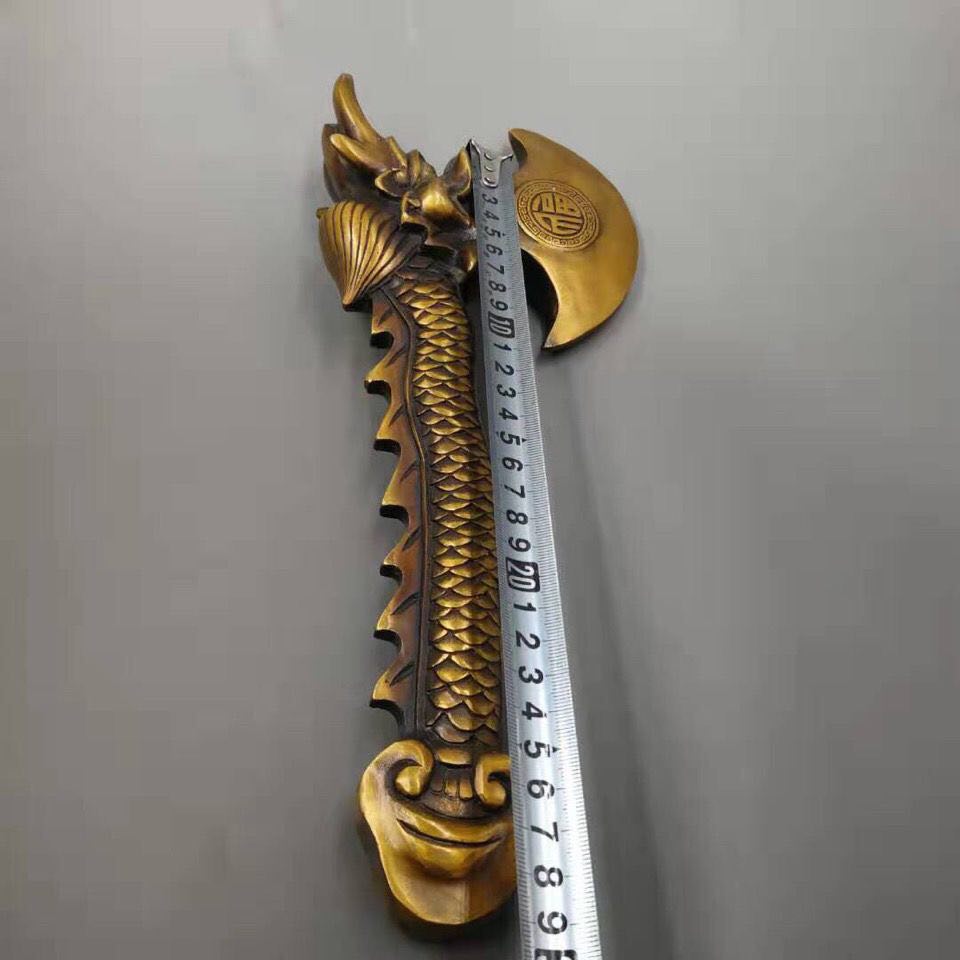 Rìu kim long bằng đồng dài 30cm