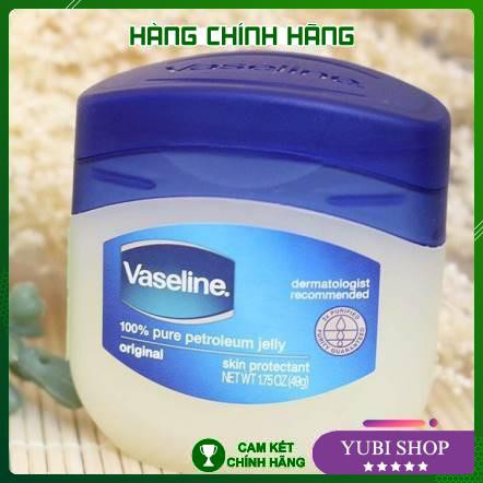 Kem dưỡng ẩm vaseline của mỹ hàng auth - kem nứt nẻ khô da vaseline pure petroleum jelly 49g - yubi shop
