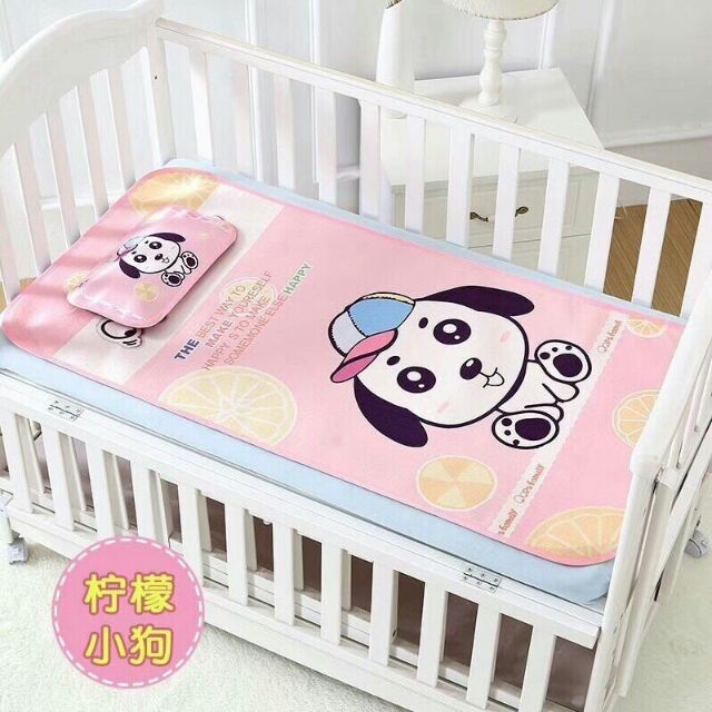 Bộ chiếu điều hòa 3D kèm gối thảo dược cho bé (nhiều mẫu)