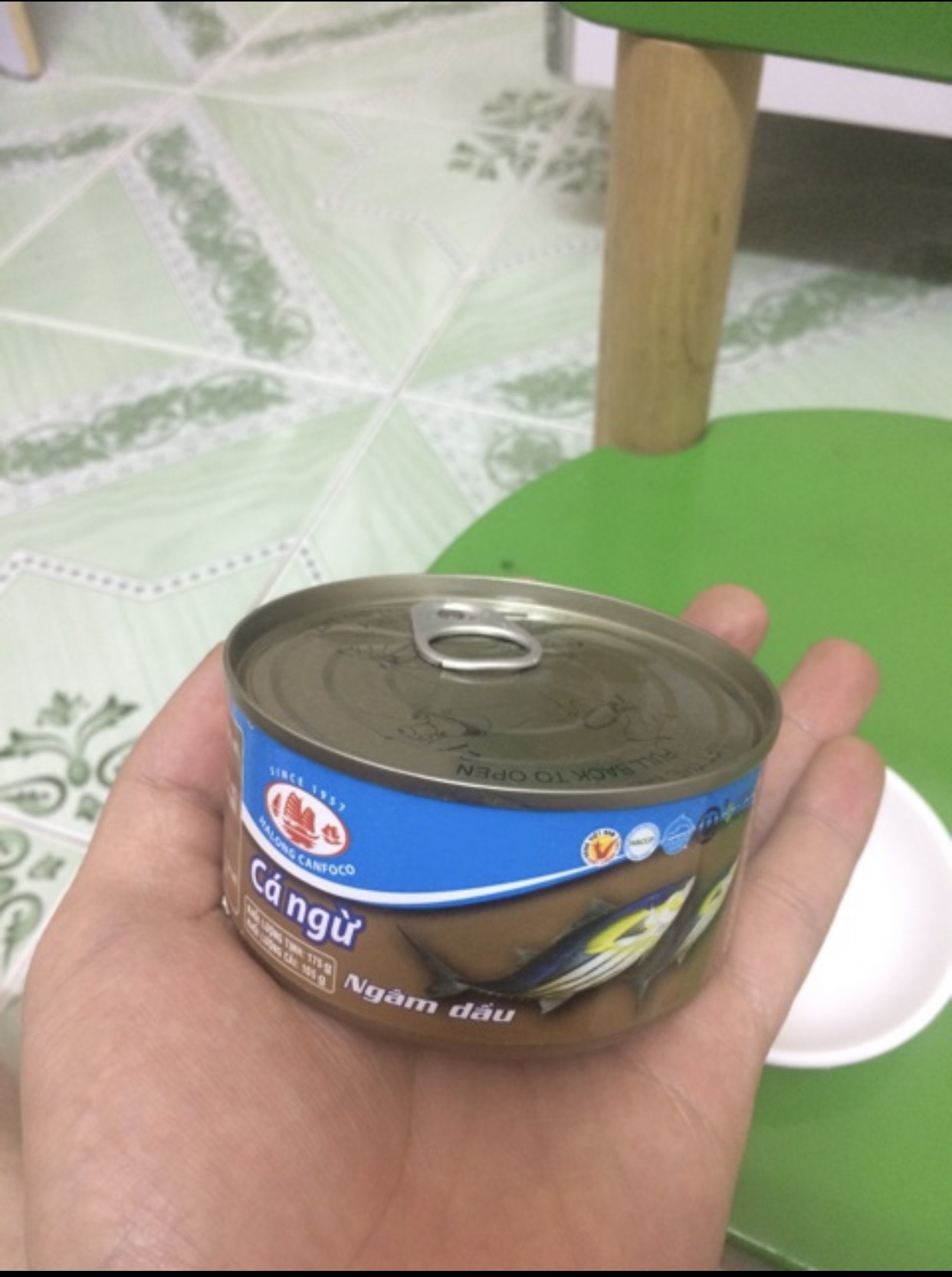 Cá ngừ ngâm dầu đóng hộp 175g