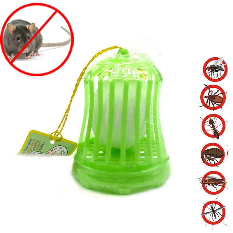 Long não đuổi chuột, đuổi côn trùng dạng viên treo có lồng bằng nhựa