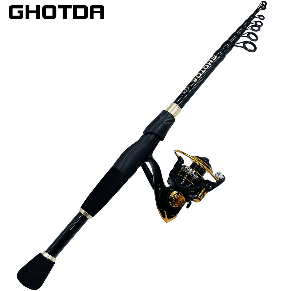 Ghotda Cần Câu Máy Đứng Sợi Carbon 1.6
