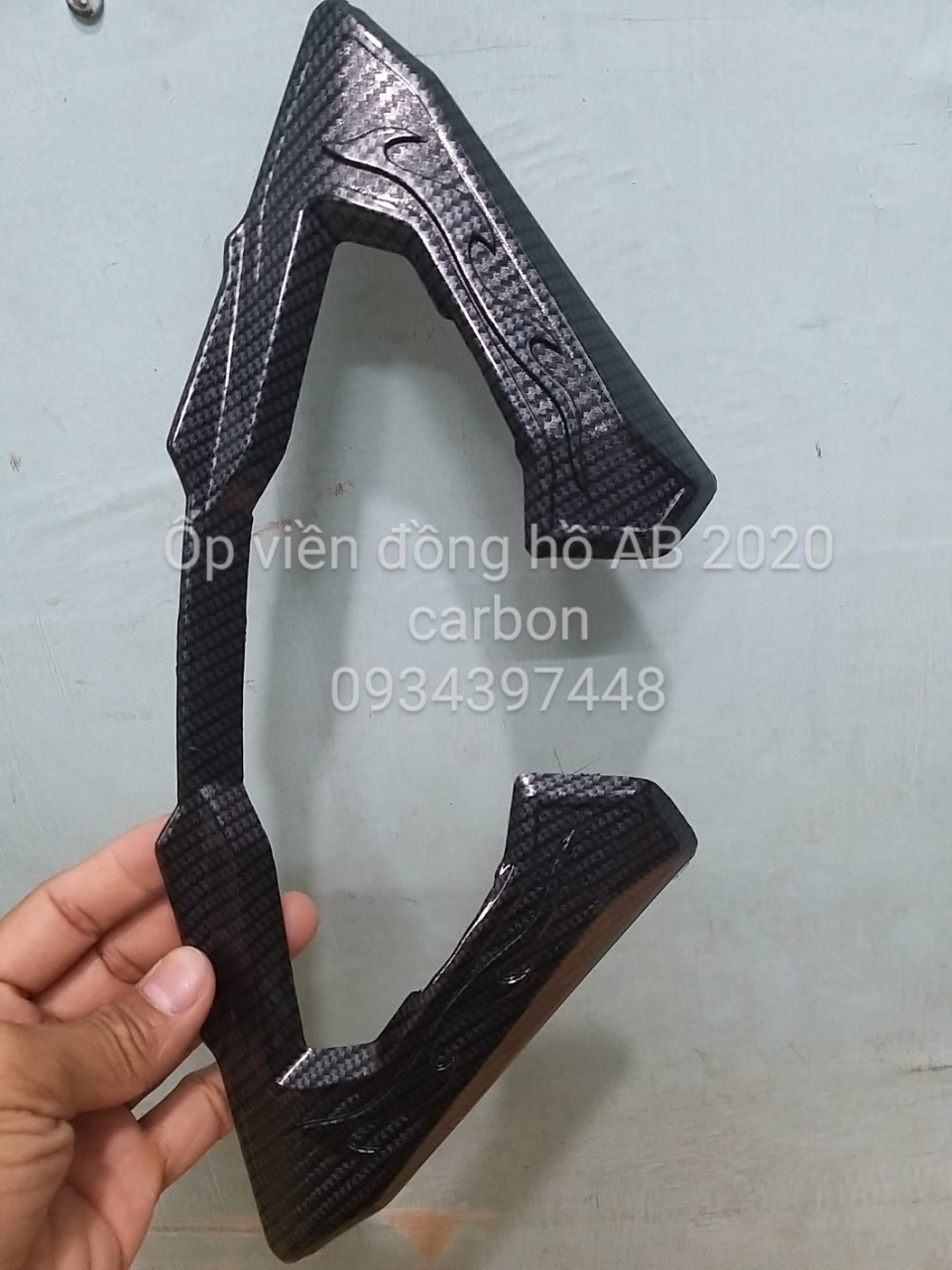VIỀN ĐỒNG HỒ XE AIR BLADE 2020 CARBON