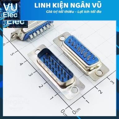 Đầu Jack DB9 ĐỰC RS232 CỔNG COM - DB 9-15-25 Hàn Dây (Đực Thẳng - Cái Thẳng)