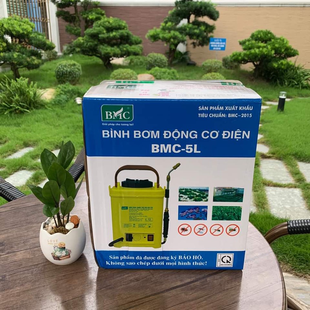 Bình bơm xịt điện 5 lít chính hãng BMC