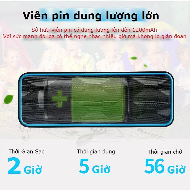 Loa Bluetooth Mini Nghe Nhạc Không Dây Nhỏ Gọn Đa Năng Dùng Được Usb Thẻ Nhớ SC211