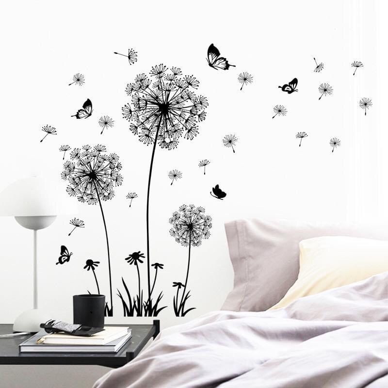 Decal dán tường hoa bồ công anh