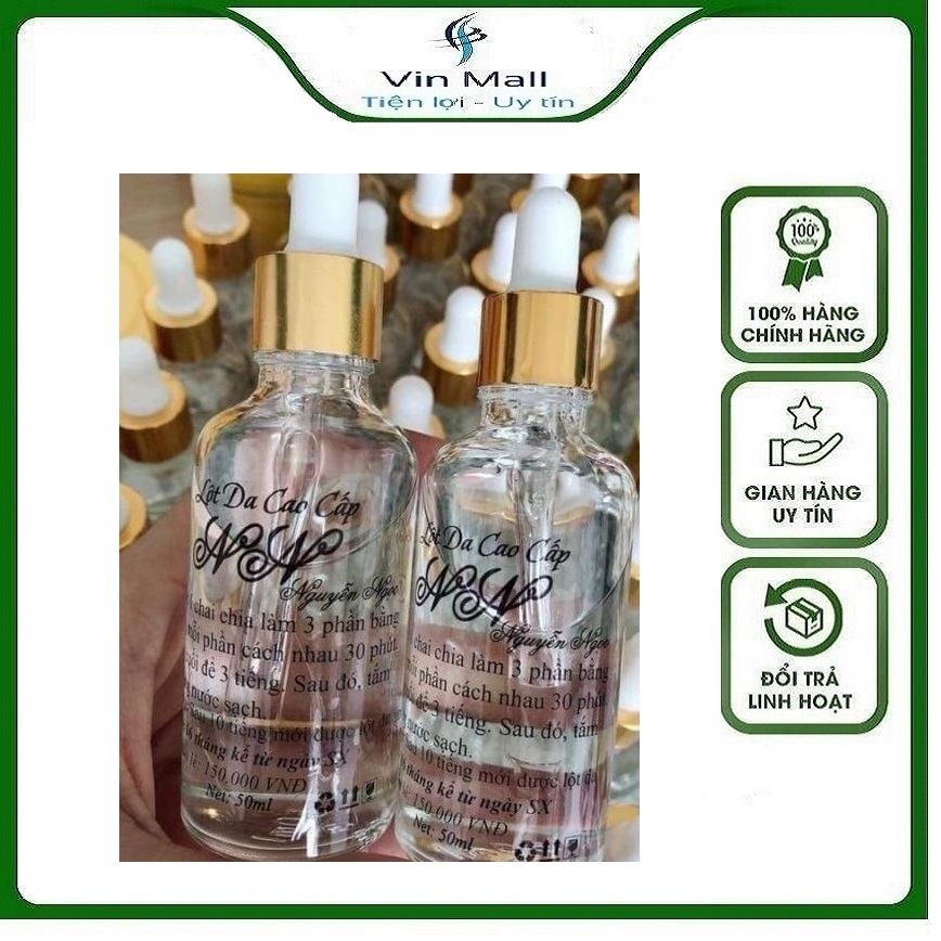 Bộ 2 Lọ Thay Da Sinh Học - Nước 3D NN 50ml - Giúp Tẩy Da Chết Dưỡng Trắng Da - Mẫu mới