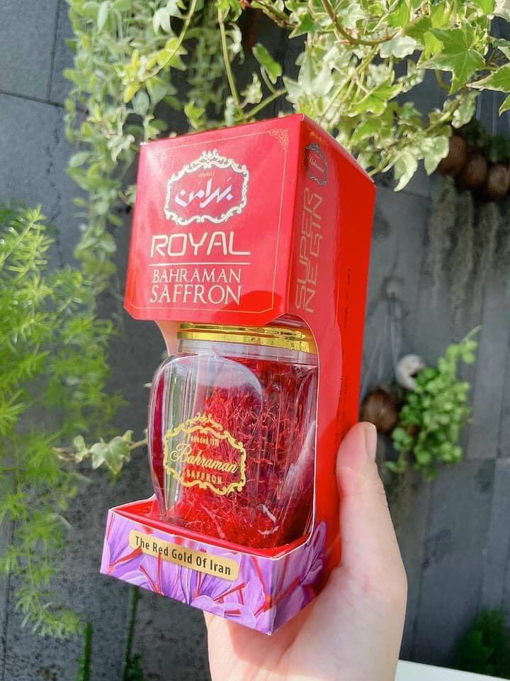 [ FREE SHIP+ 1 CHAI THUỶ TINH ] 10 gram saffron bahraman TÂY Á nhập khẩu trực tiếp từ IRAN