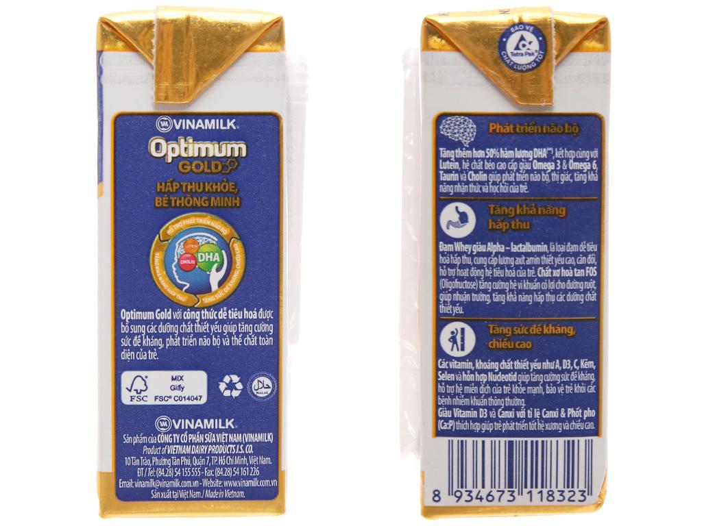 Thùng 48 hộp Sữa bột pha sẵn Optimum Gold 110ml