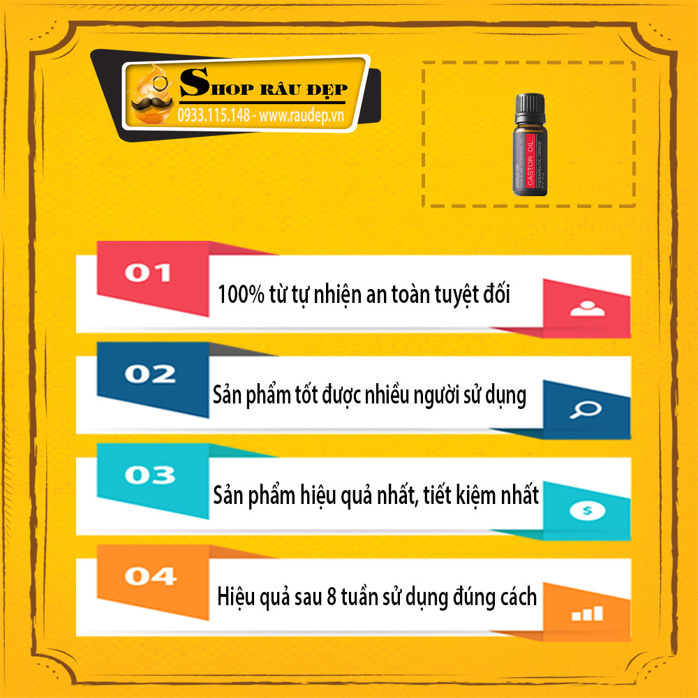 Serum Mọc Lông Mày Castor Oil 10ml
