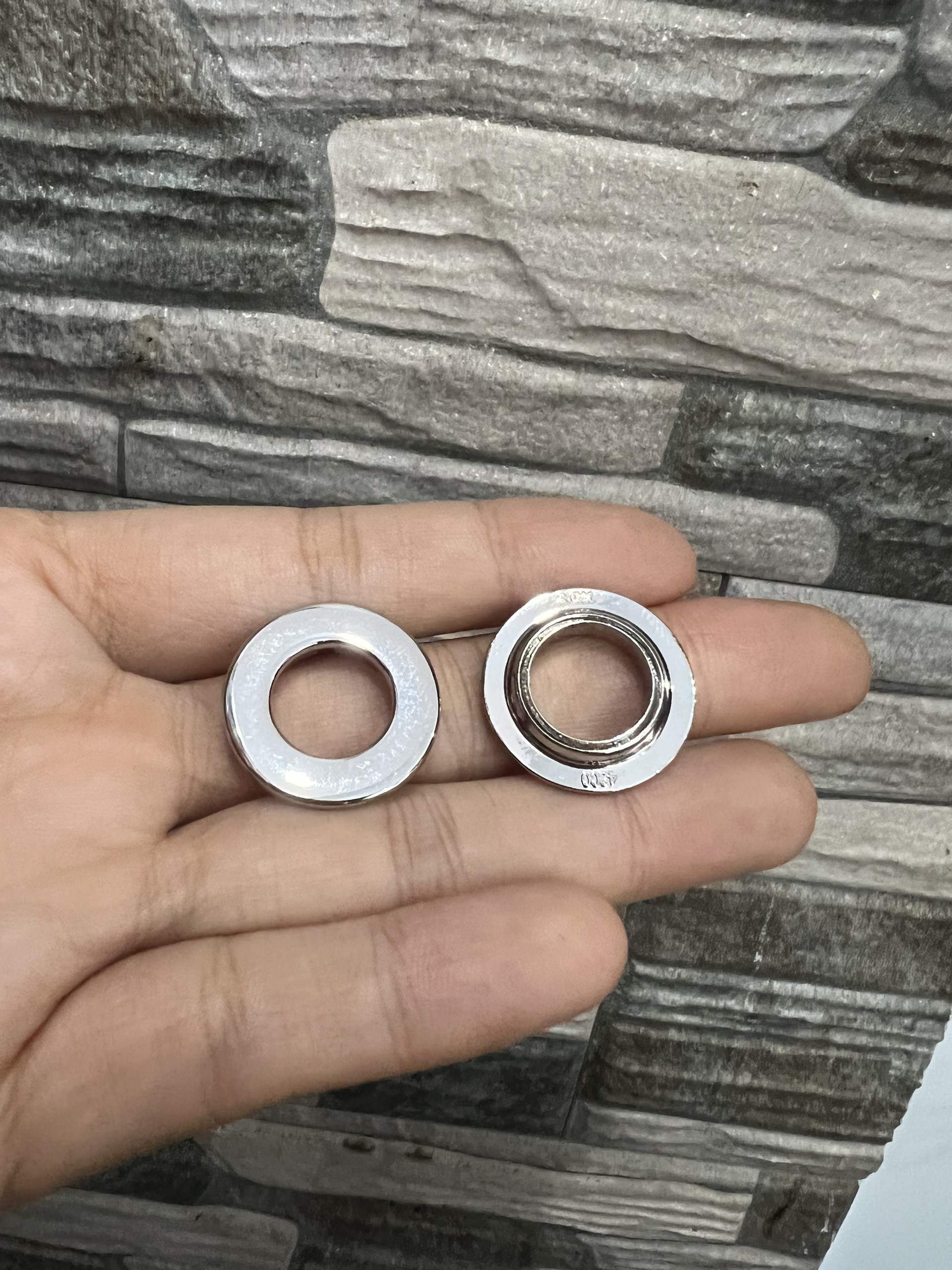 Ore tán bạc 1.2cm 10k/ cái làm túi xách